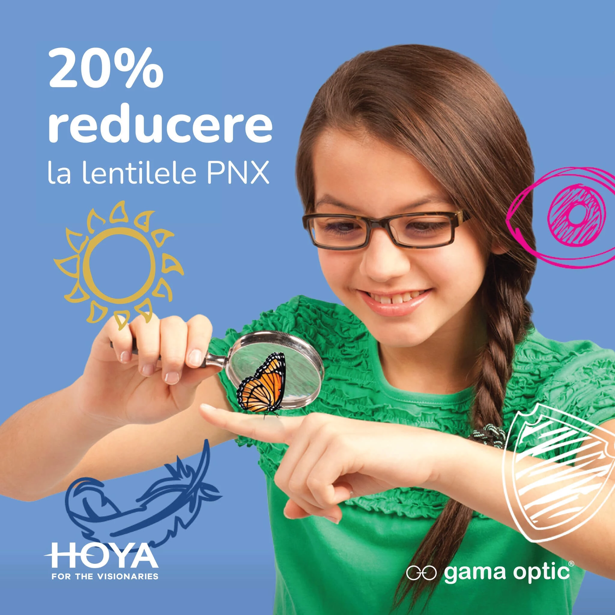 La Gama Optic ai 20% reducere la lentilele de la Hoya